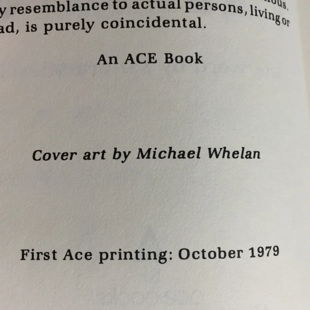 A Stone in Heaven‎ Poul Anderson Ace Science Fiction Paperbk 1979 Michael Whelan